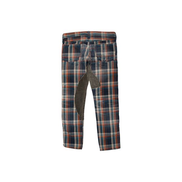 Kapital Kountry SS 2014 Sailor Ninja Gemstone Studded Distressed Flannel Trouser