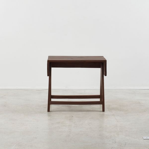 Pierre Jeanneret Teak Student Desk, Chandigarh, India, 1960s