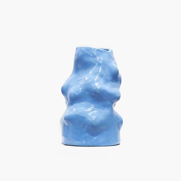 Blue Bubble Vase