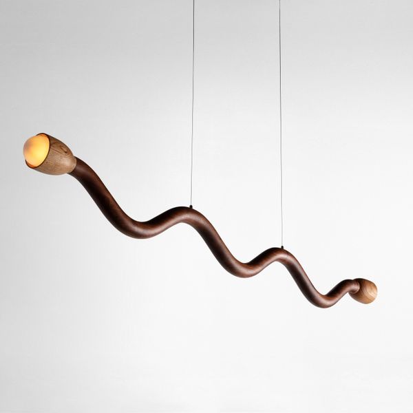 Squiggle Pendant Light By Christopher Miano, 2023
