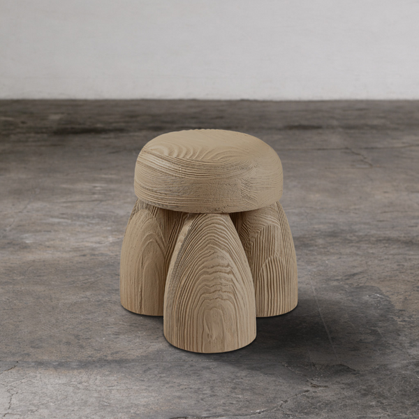 ELEMENTOS Earth Stool - Sandblasted Pine