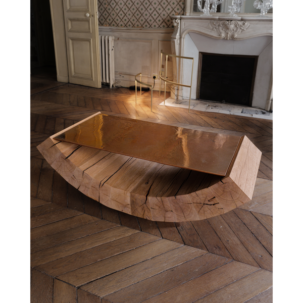 Curule Coffee Table by Elias Van Orshaegen, 2025