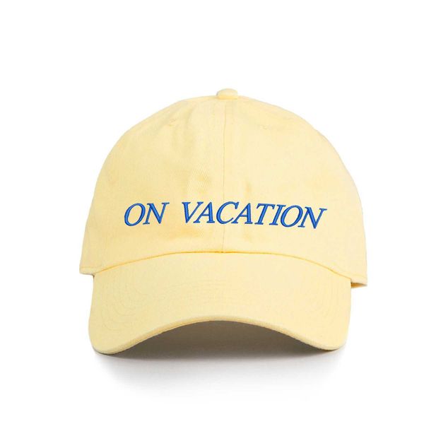 On Vacation Yellow Hat