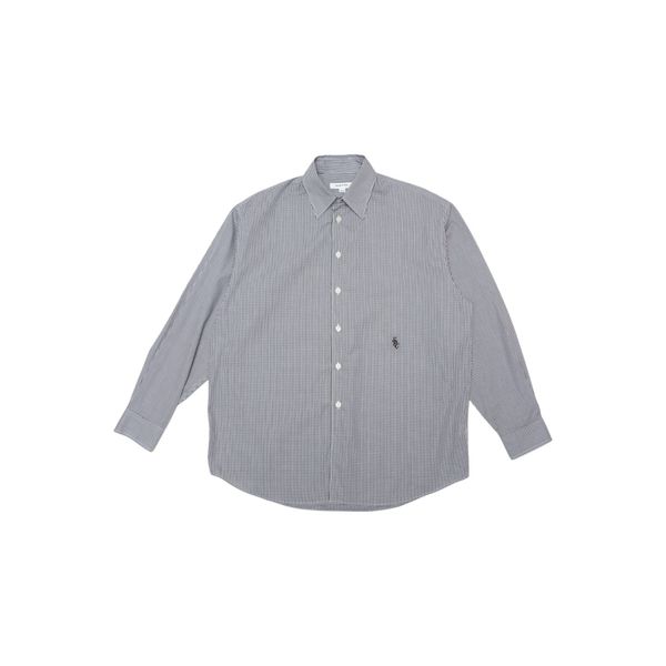 Sporty & Rich Brown Plaid Button Down