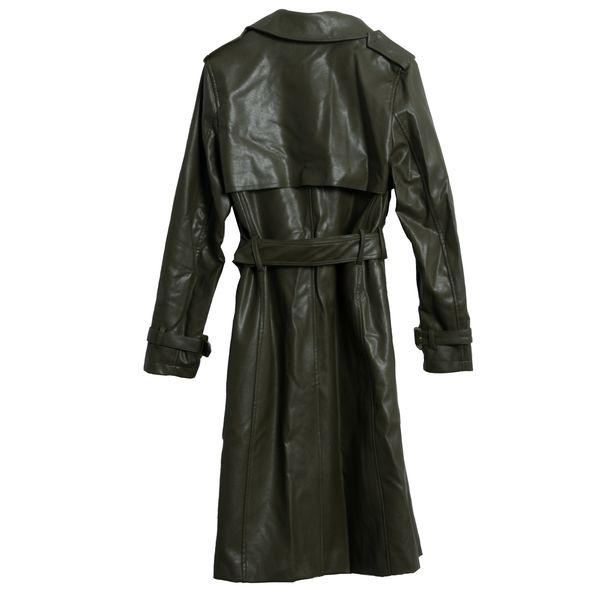 Apparis Lucia Trench Coat- Hunter Green