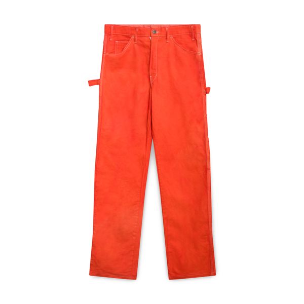 Our Legacy Work Shop Orange Dyed Dickies Pants