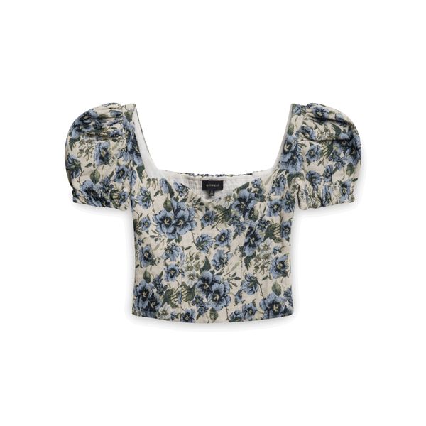 Majorelle Floral Top