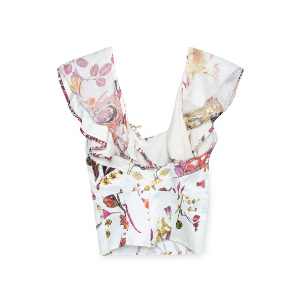 Vintage Just Cavalli Floral Bustier Set