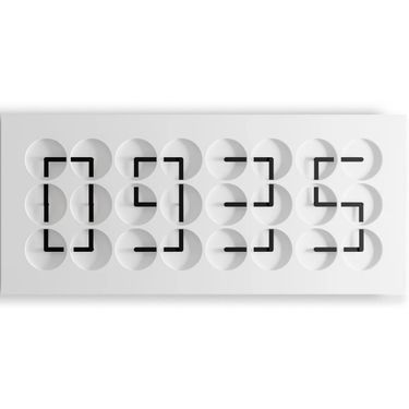 ClockClock 24 - White by Humans since 1982