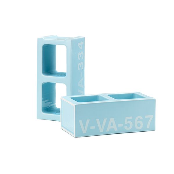 Ceramic Block Baby Blue