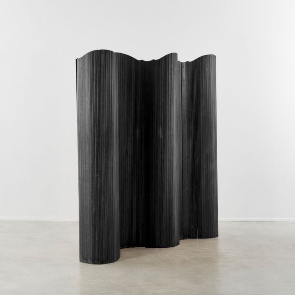 Jomaine Baumann (attributed) Black Tambour Screen, S.N.S.A, Europe, 20th C.