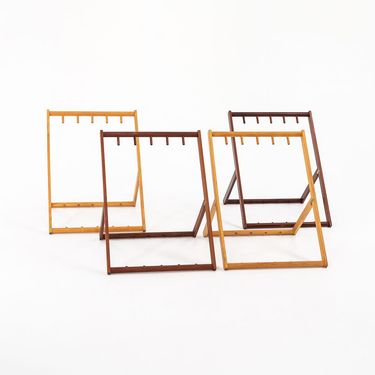 Mahogany Oil Stand by Mogens Koch & Carl Hansen for Folding Chairs, 2021