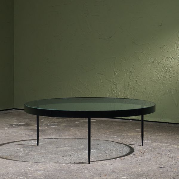 Large Black Lacquered Steel 'G4' Coffee Table Designed by Janni van Pelt, produced by Bas Van Pelt