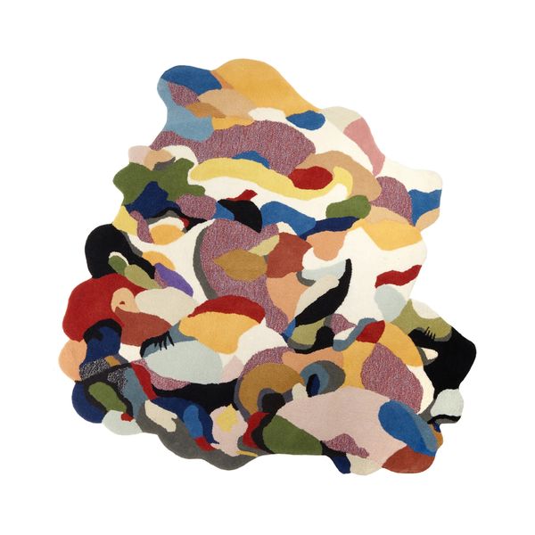 Curves x Teebs Cluster Rug