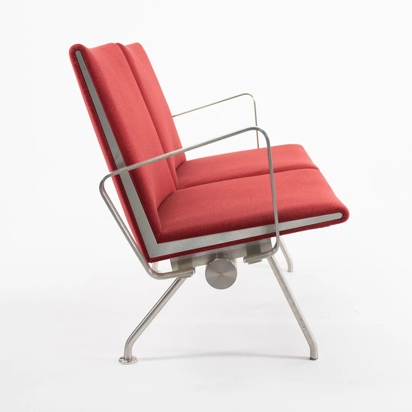 Kastrup Red Two Seater Sofa by Hans Wegner for Carl Hansen, 2020