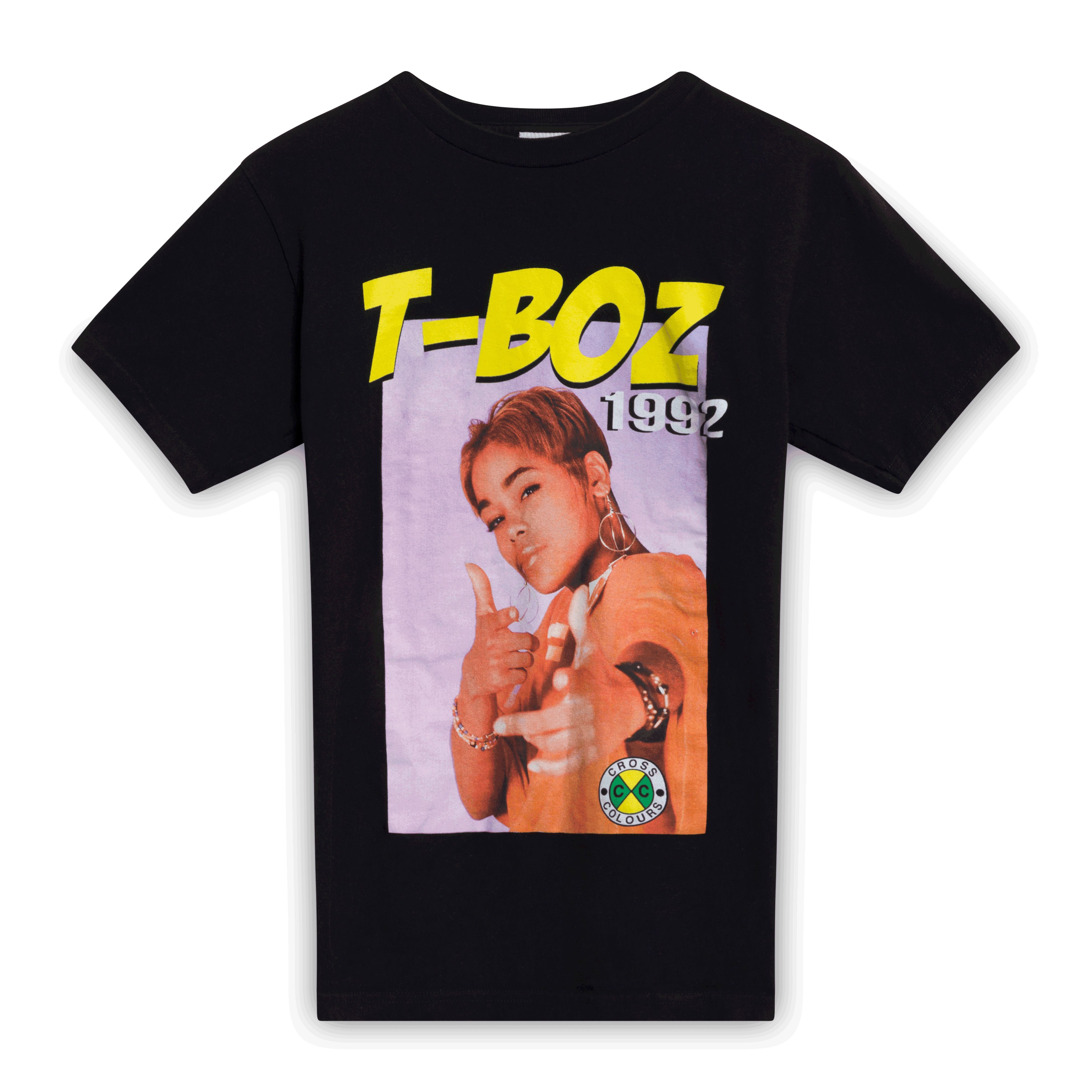 Vintage Cross Colours T-Boz 1992 Hip Hop T-Shirt by Like