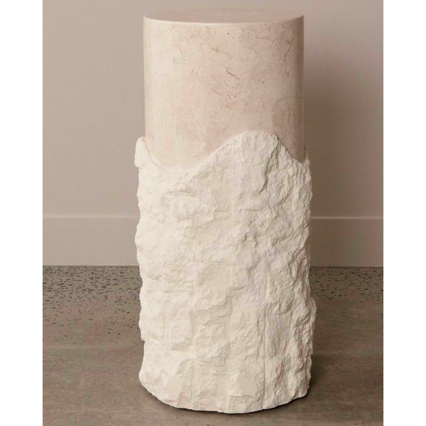 Round Marble Textured Column