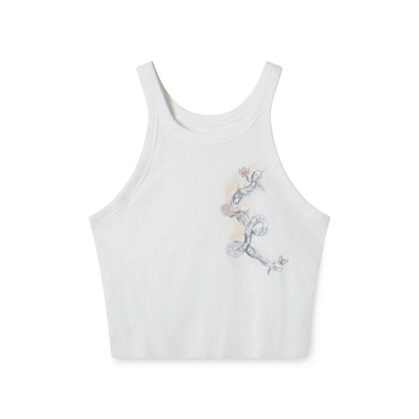 "Snake and Rose" Tank