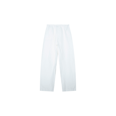 Toteme White Stretch Linen Lounge Pants