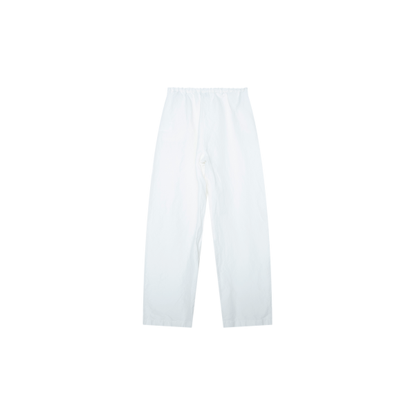 Toteme White Stretch Linen Lounge Pants