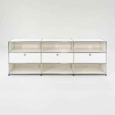 White Credenza by Fritz Haller and Paul Schaerer for USM, 2010s