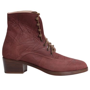 Dawn Boot in Mahogany Leather