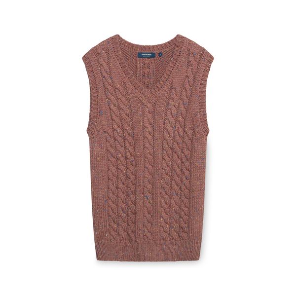 Propaganda Agency Pink Knit Sweater Vest