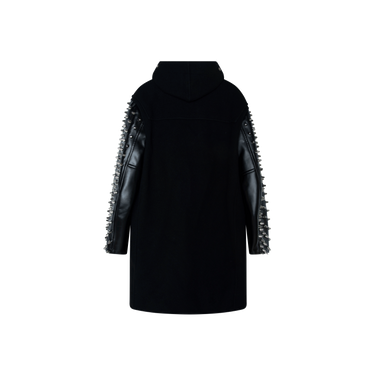 Gloverall x Junya Watanabe Black Monty Studded Duffle Coat