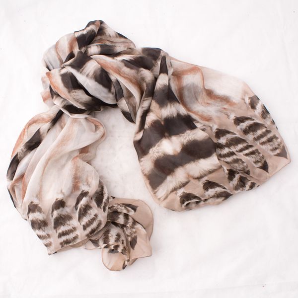 Vassilisa Tails Print Scarf 