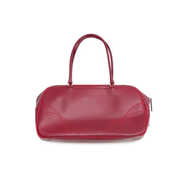 Prada Red Bowling Bag