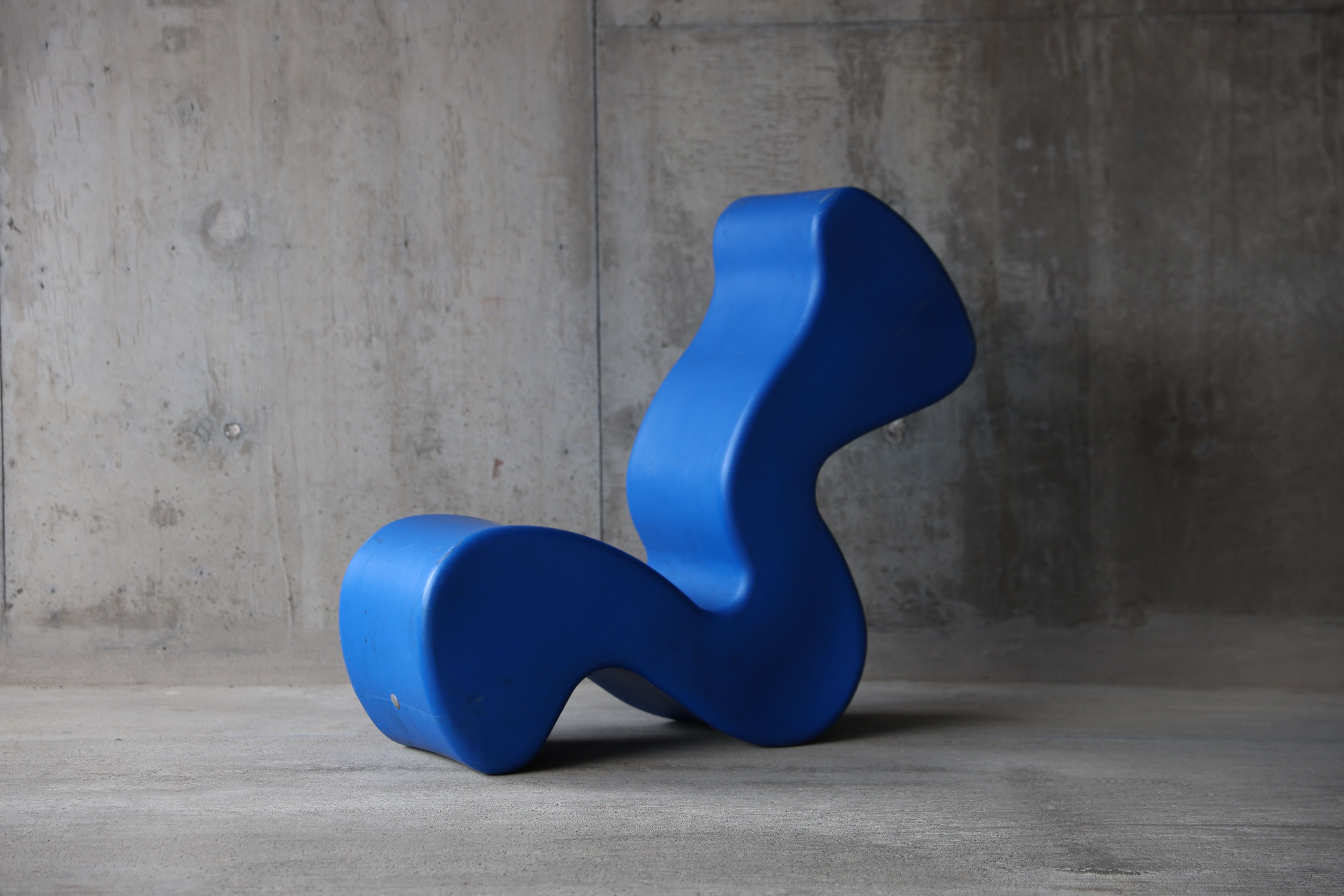 Blue Phantom Chair by Verner Panton, 1990s by Made Sic | Basic.Space