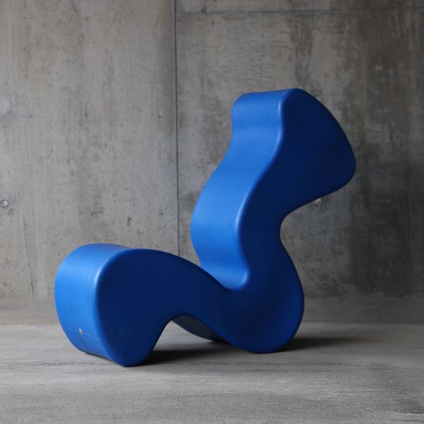 Blue Phantom Chair by Verner Panton, 1990s