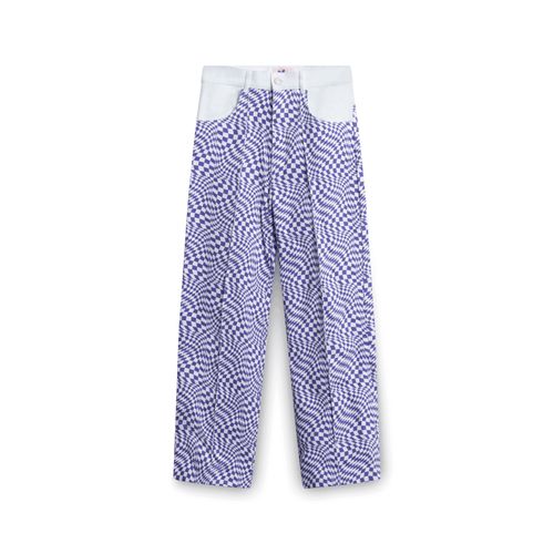 Lisa Says Gah! Purple Warp Checkered Pants