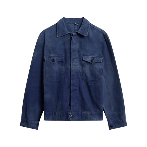 Vintage Men's Work Shirt - Blue