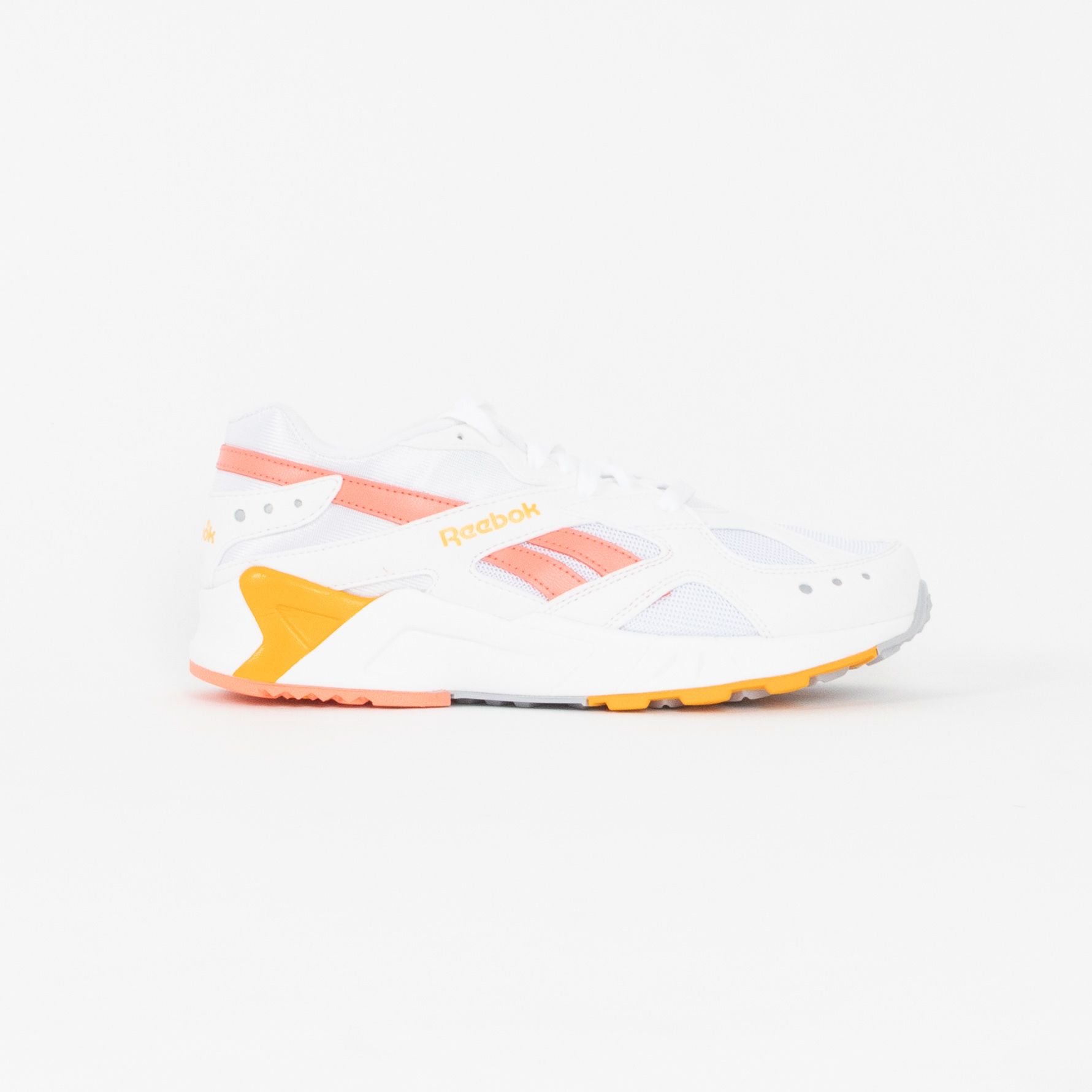 Reebok aztrek white and on sale orange