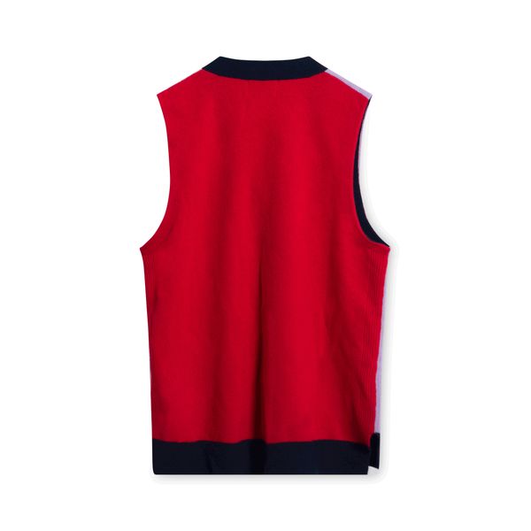 Ganni Colorblock Knit Vest