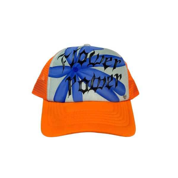 #196 Hand Painted Trucker Hat