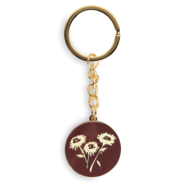 823 Flowers Keychain