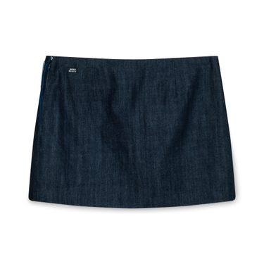 Miss Sixty Denim Belt Loop Mini Skirt