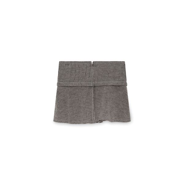Vintage Isabel Marant Houndstooth Grey Mini Skirt