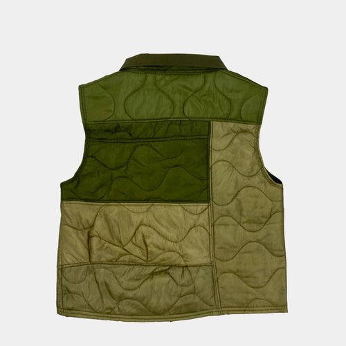 Insulated Patchwork Military Vest