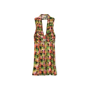 Chopova Lowena Halterneck Floral Dress