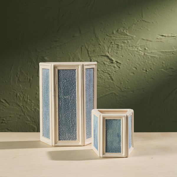 'Window' Series, Set of Two Glazed Ceramic Sculptures by Eunsol Kim, The Netherlands, 2025