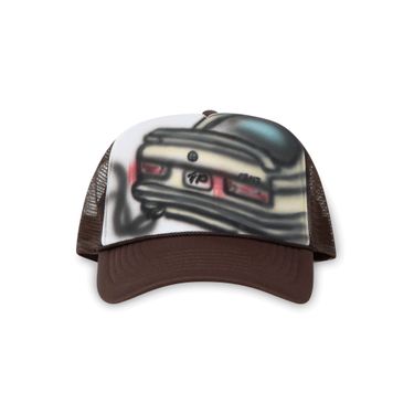 Airbrushed Brown E-30 Trucker Hat