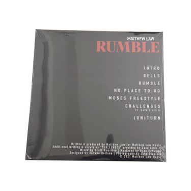 Matthew Law 'Rumble' EP Vinyl