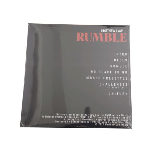 Matthew Law 'Rumble' EP Vinyl