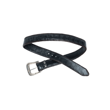 Vintage Black Croc Belt