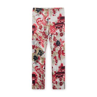 Vintage Chinese Patterned Pants