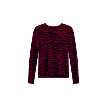 Marc Jacobs Pink Zebra Striped Sweater