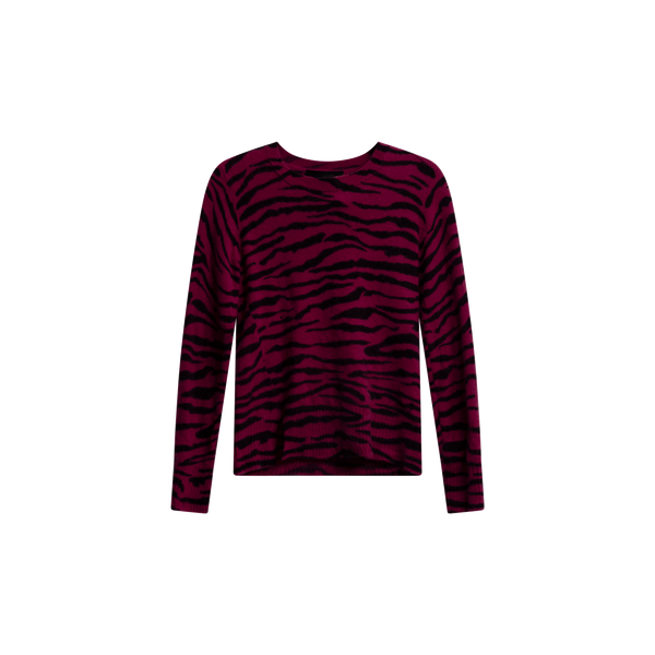 Marc Jacobs Pink Zebra Striped Sweater